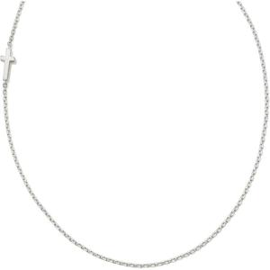 Kendra Scott Cross Inline Necklace, Sterling Silver