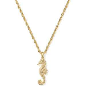 Kendra Scott Seahorse Short Pendant Necklace(GOLD METAL)