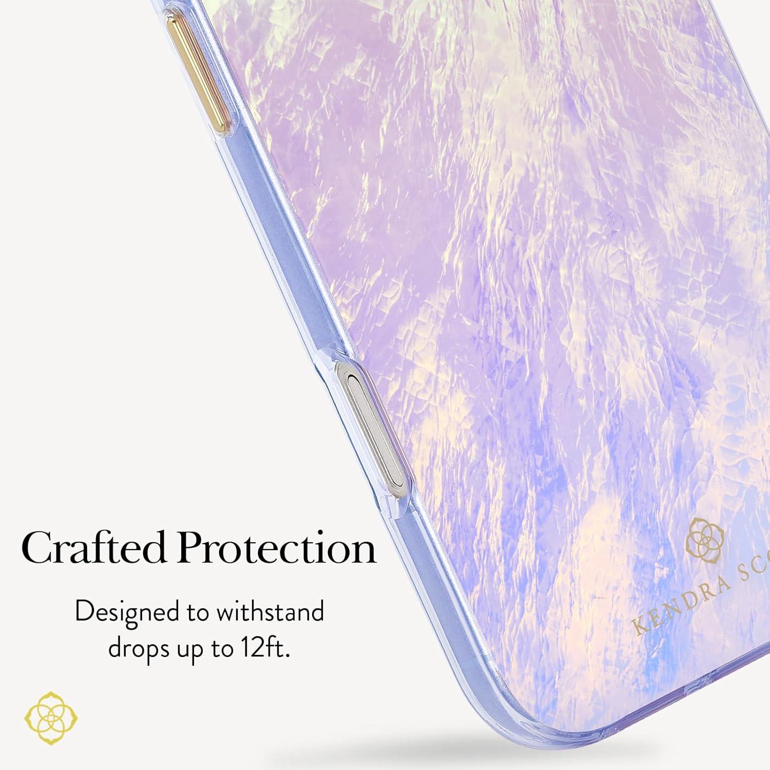 imageKendra Scott iPhone 17 Pro Max Case Compatible with MagSafe Designer Phone Case Blue PearlBlue Pearl