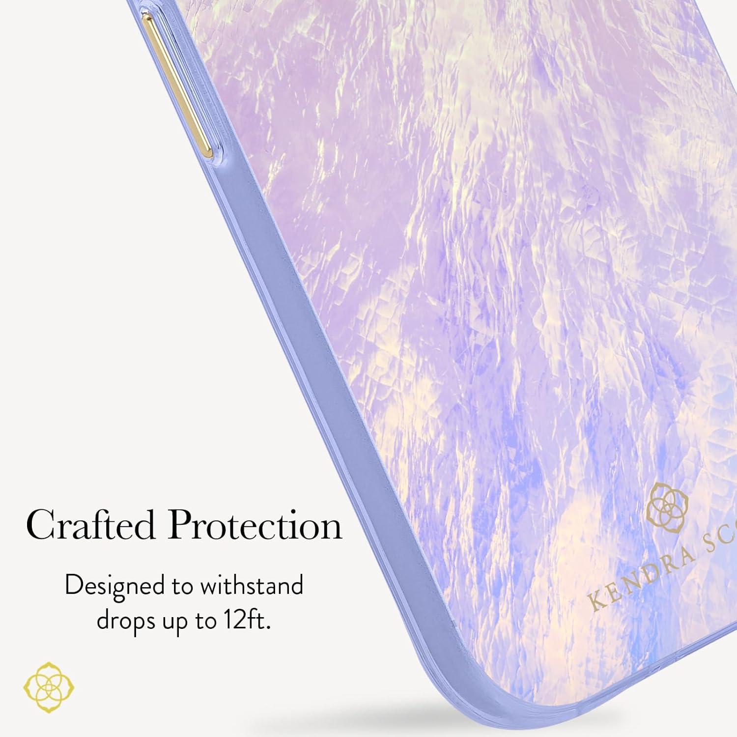 imageKendra Scott iPhone 17 Pro Max Case Compatible with MagSafe Designer Phone Case Blue PearlBlue Pearl