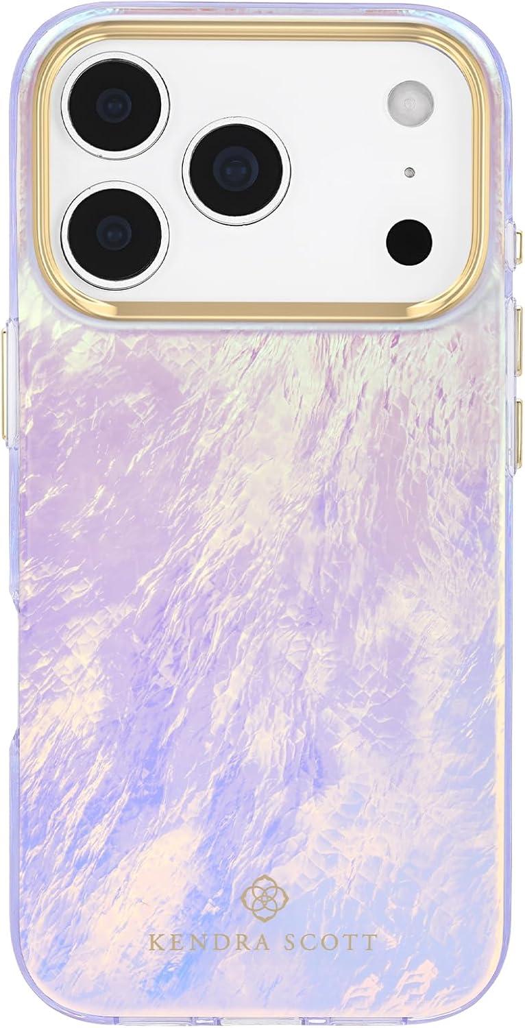 imageKendra Scott iPhone 17 Pro Max Case Compatible with MagSafe Designer Phone Case Blue PearlBlue Pearl