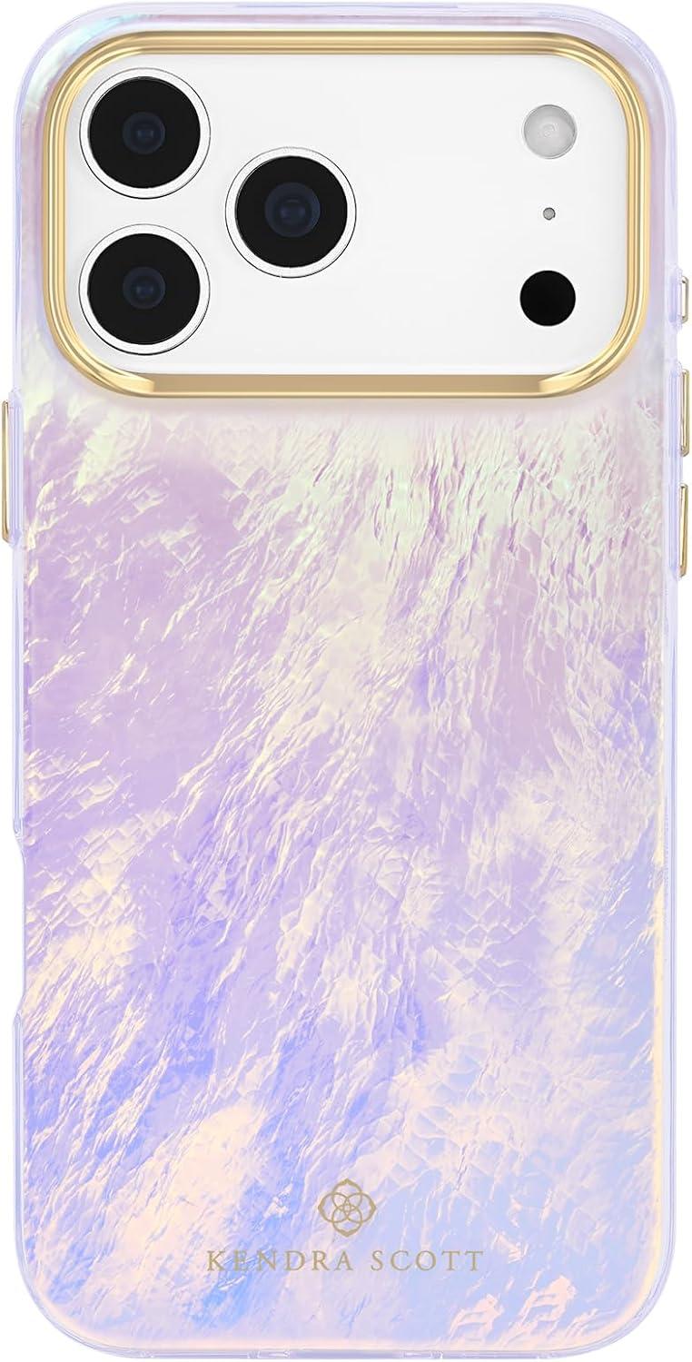imageKendra Scott iPhone 17 Pro Max Case Compatible with MagSafe Designer Phone Case Blue PearlBlue Pearl