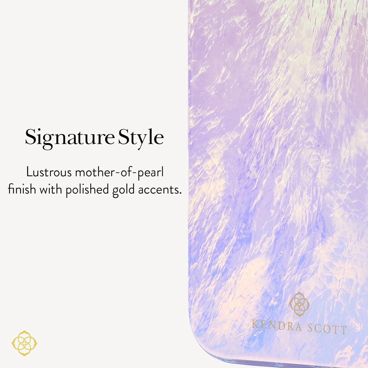 imageKendra Scott iPhone 17 Pro Max Case Compatible with MagSafe Designer Phone Case Blue PearlBlue Pearl
