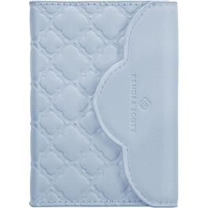 Kendra Scott Trifold MagSafe Wallet/Card Holder – Compatible with MagSafe Phones and Cases(Blue Filigree)