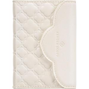 Kendra Scott Trifold MagSafe Wallet/Card Holder – Compatible with MagSafe Phones and Cases(Ivory Filigree)