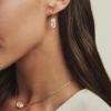 Kendra Scott Elisa Luxe Pendant Necklace, Fashion Jewelry for Women(GOLD-LIGHT BLUE CUBIC ZIRCONIA)