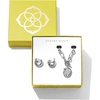 Kendra Scott Mama & Mikki Gift Set, Fashion Jewelry for Women(RHODIUM METAL)